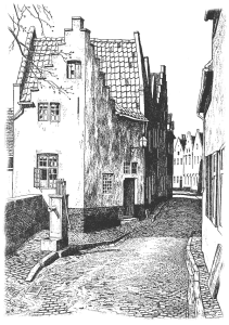 Брюгге Rue des Portiers